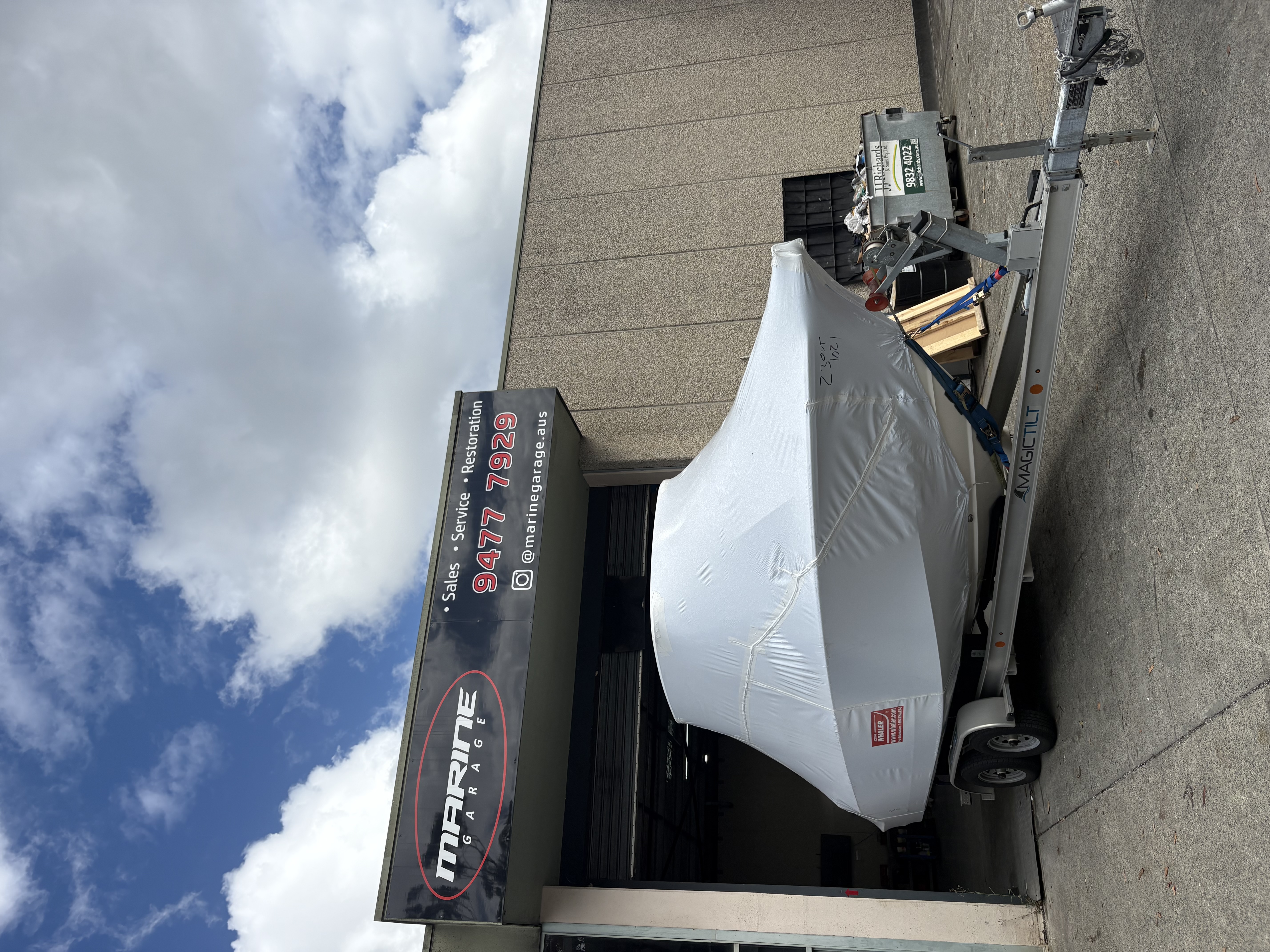 Marine Garage exterior