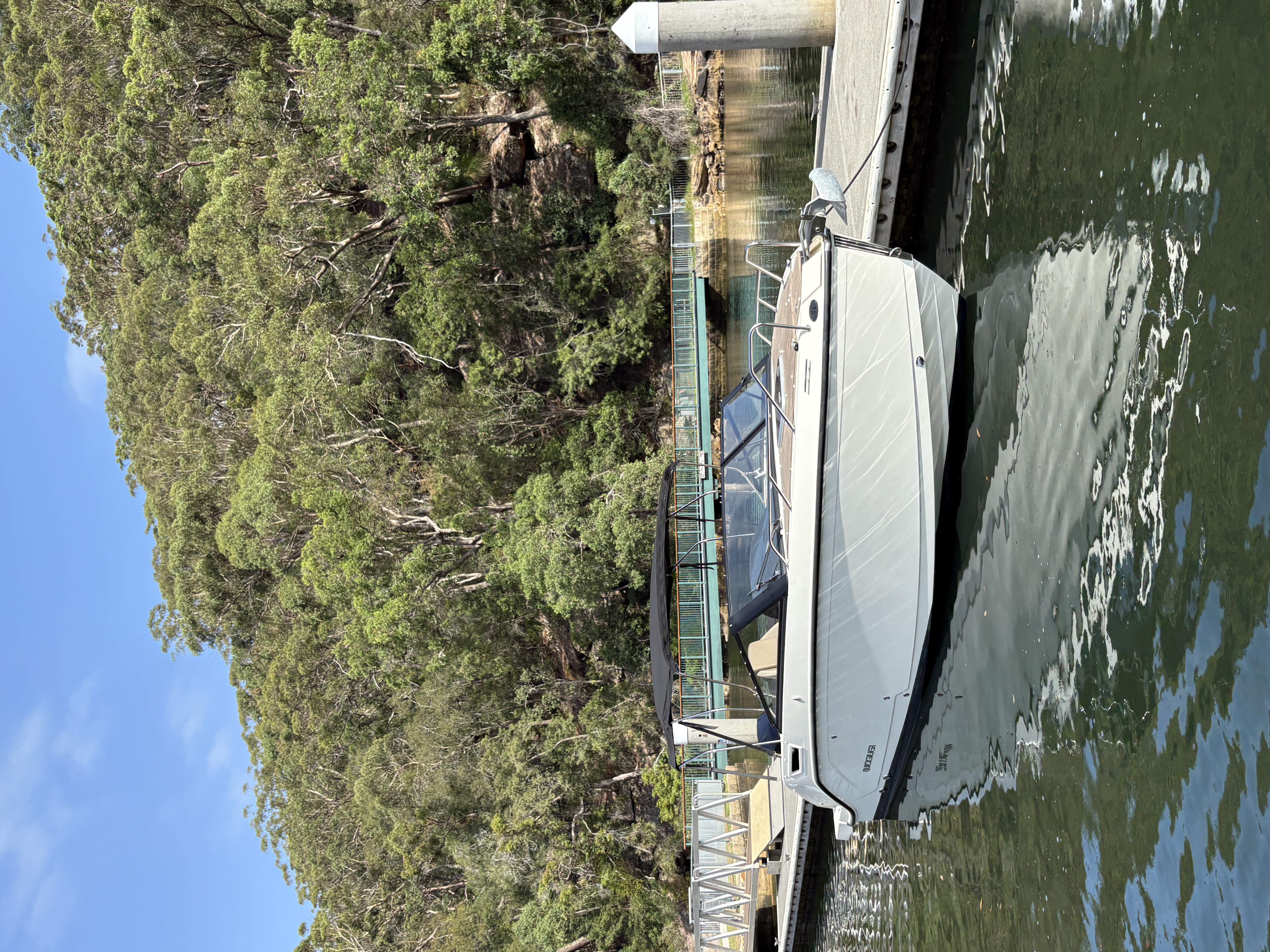 Boat on the water in Sydney